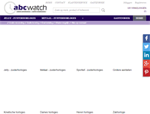 Tablet Screenshot of abcwatch.nl